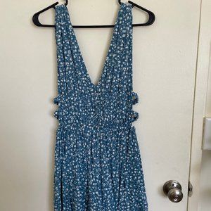 L Blue Flower Romper from Windsor
